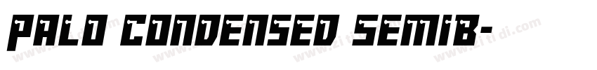 Palo Condensed SemiB字体转换
